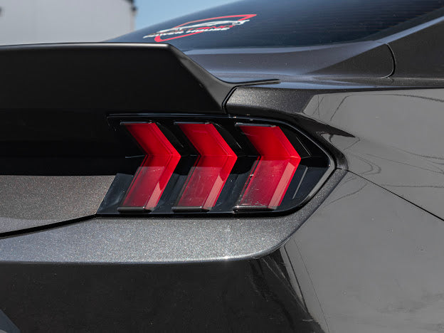 2024-UP FORD MUSTANG S650 | SMOKE TINTED REAR TAIL LIGHT TRIM BEZEL COVER